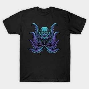 blue octopus monster T-Shirt